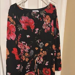 Urban Modesty Floral Long Sleeve Dress